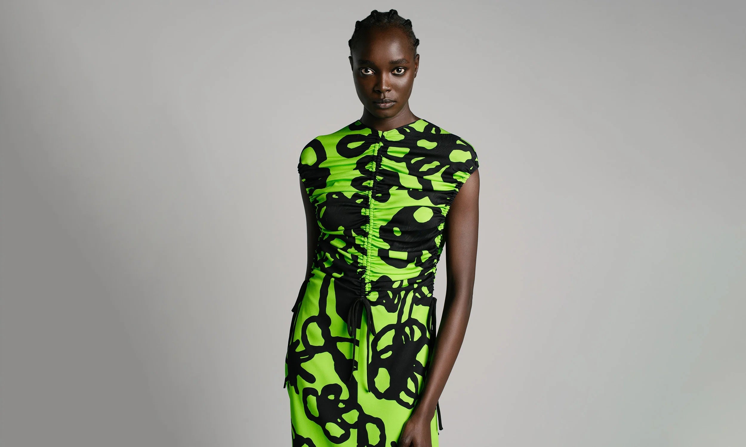 christopher kane chroma ivy dress