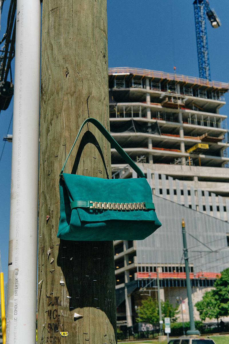 victoria beckham chain pouch