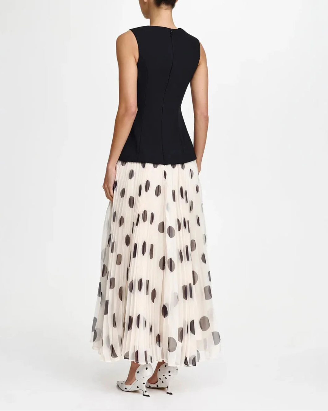ACLER Poznik Maxi Dress on figure back