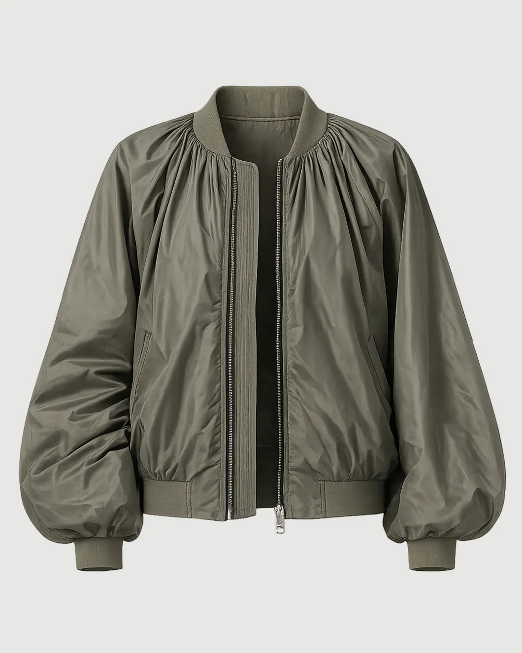 AGOLDE raffi jacket fern isolated