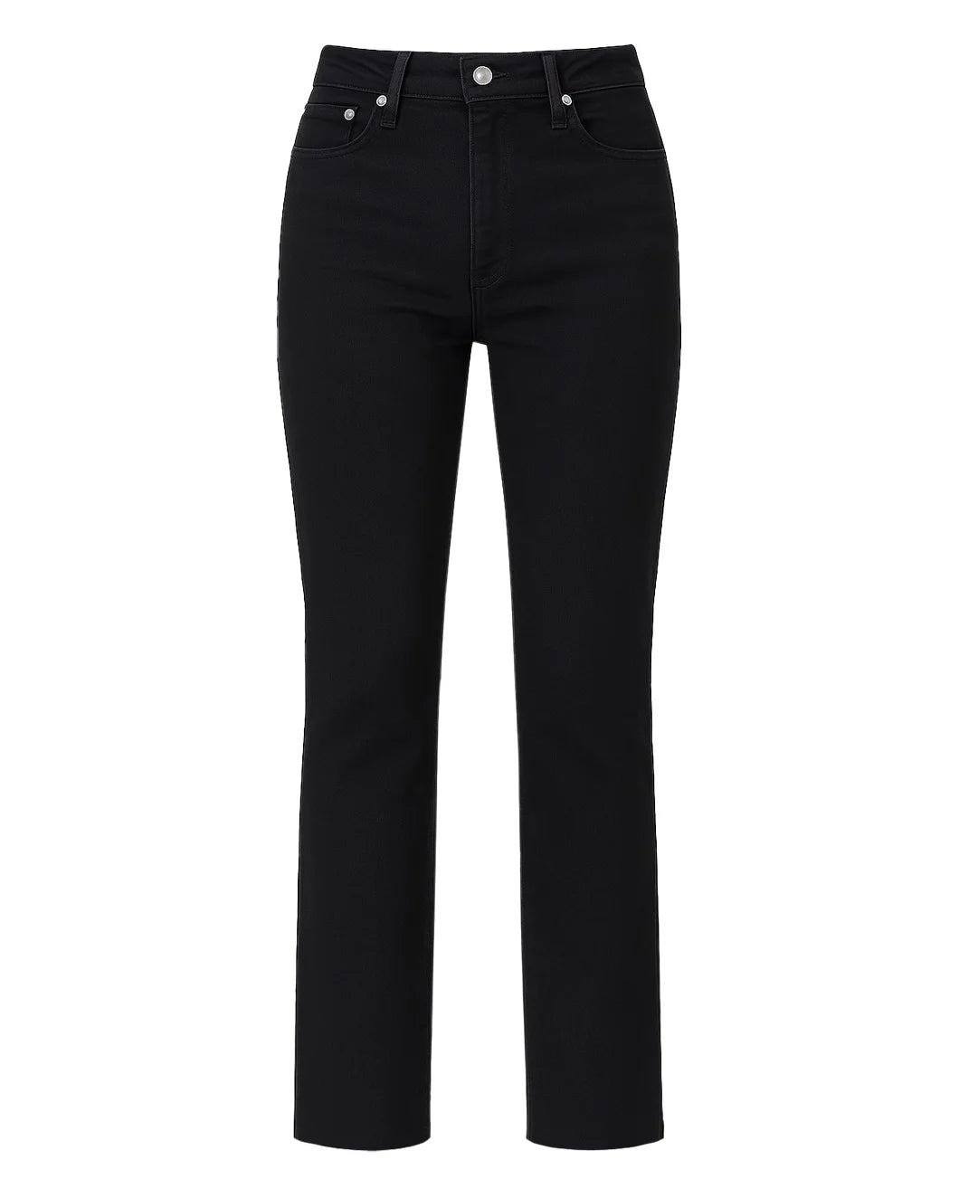 AGOLDE ingram split skinny black front isolated