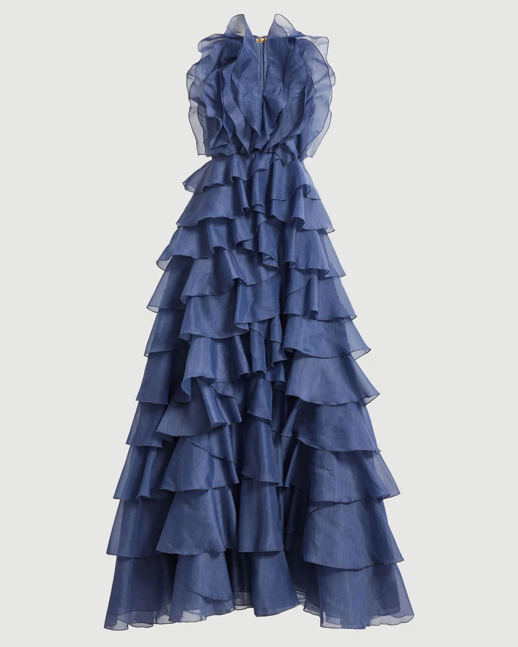 AJE Cleo Gown Slate isolated