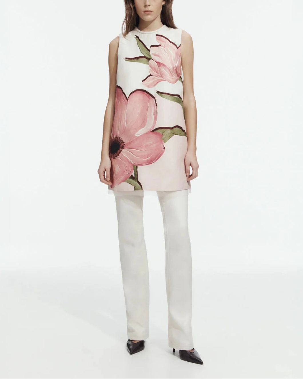 AJE Skies Mini Dress on figure front 1