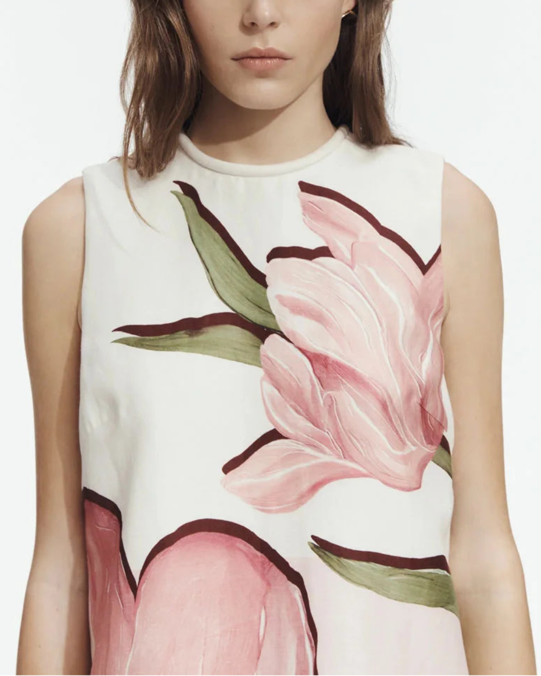 AJE Skies Mini Dress on figure front detial