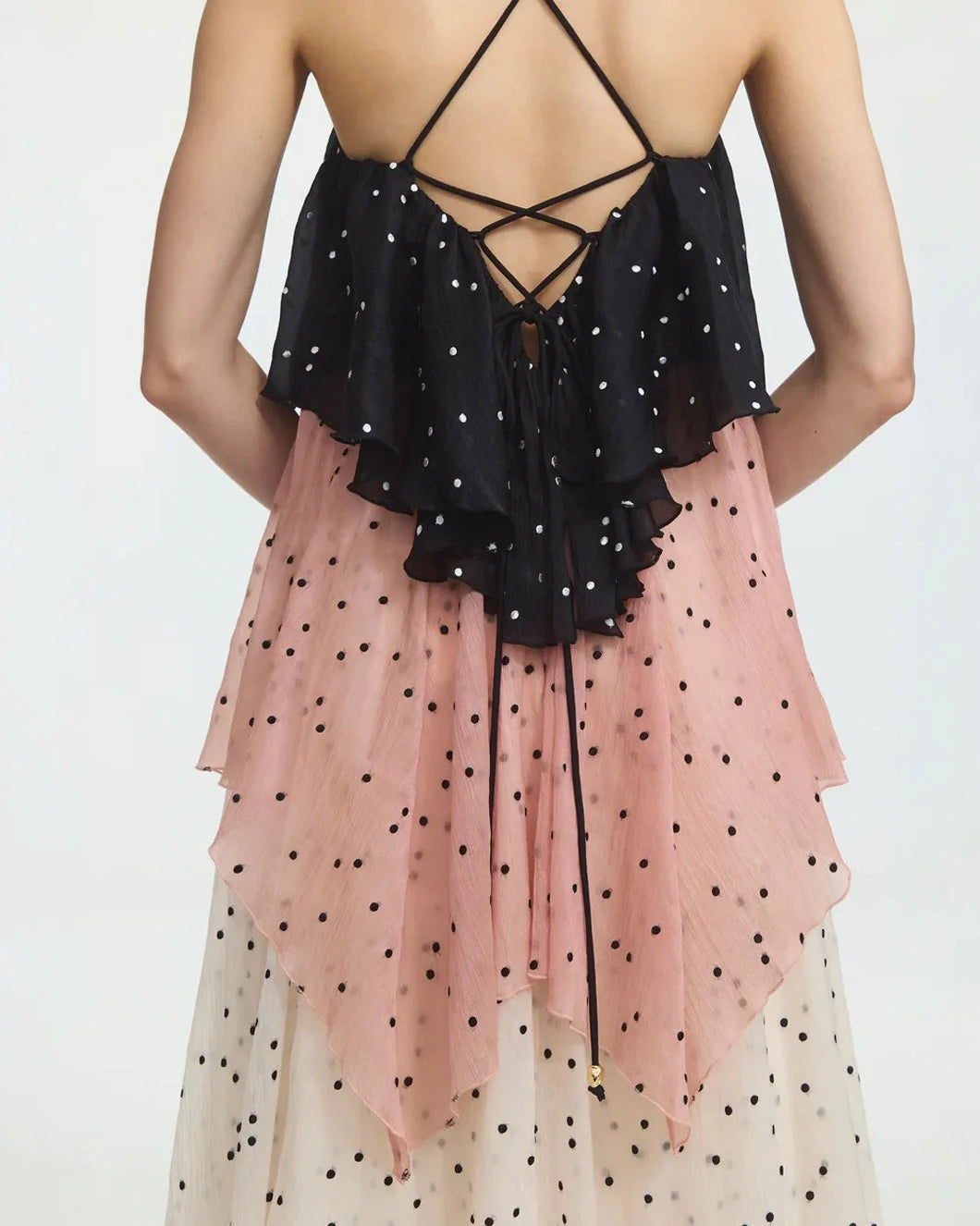 AJE Songstress Gown on figure back detail