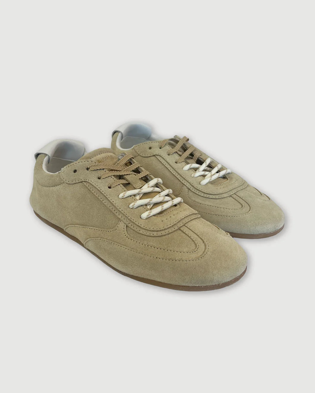 ALOHAS Tb.24 Suede Beige Leather Sneakers side