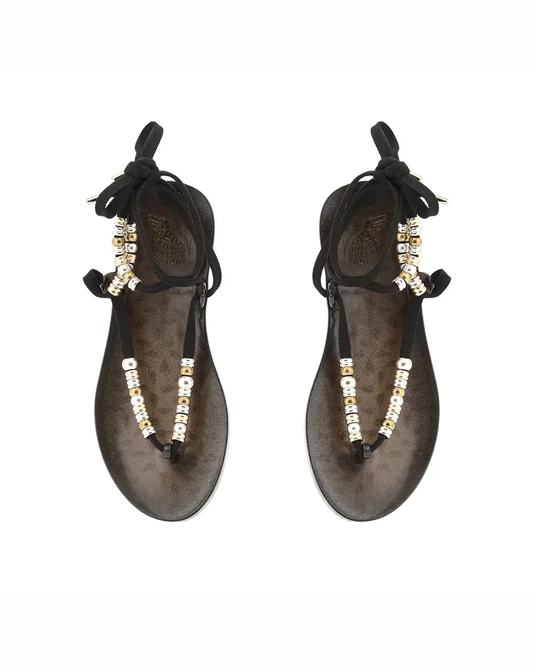 ANCIENT GREEK SANDALS Esther beads sandal top