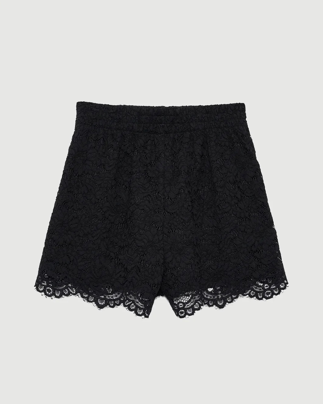 ANINE BING Kam short black lace isolated