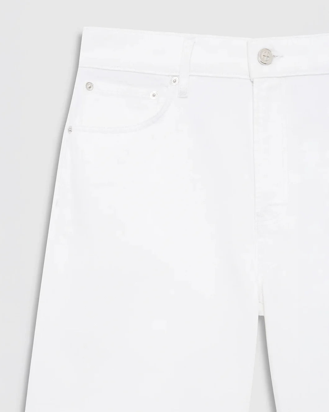 ANINE BING jasper shorts white front detail