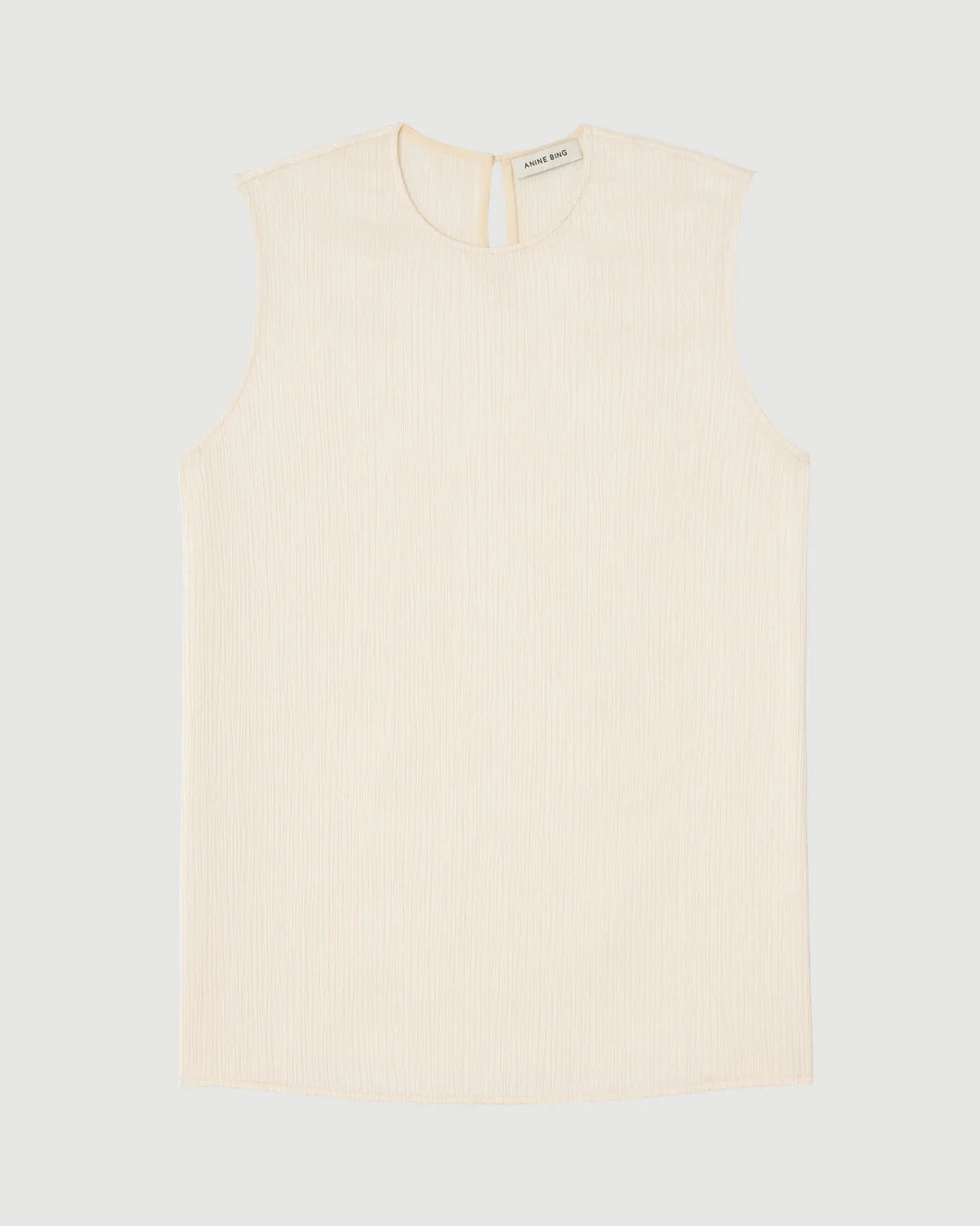 ANINE BING malia top cream isolated