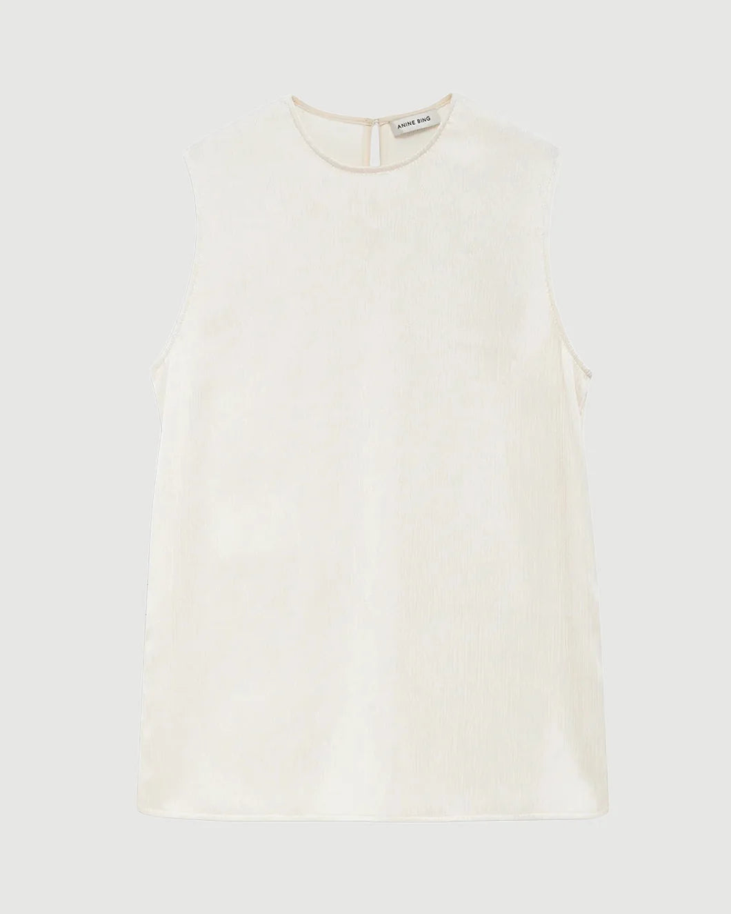 ANINE BING malia top cream isolated