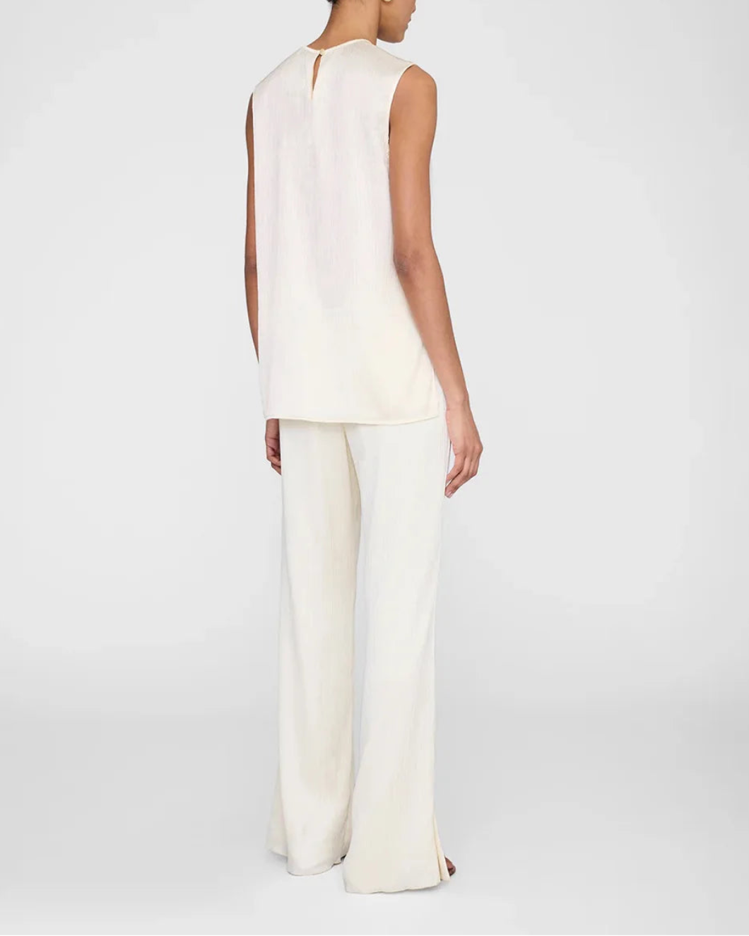 ANINE BING malia top cream on figure back