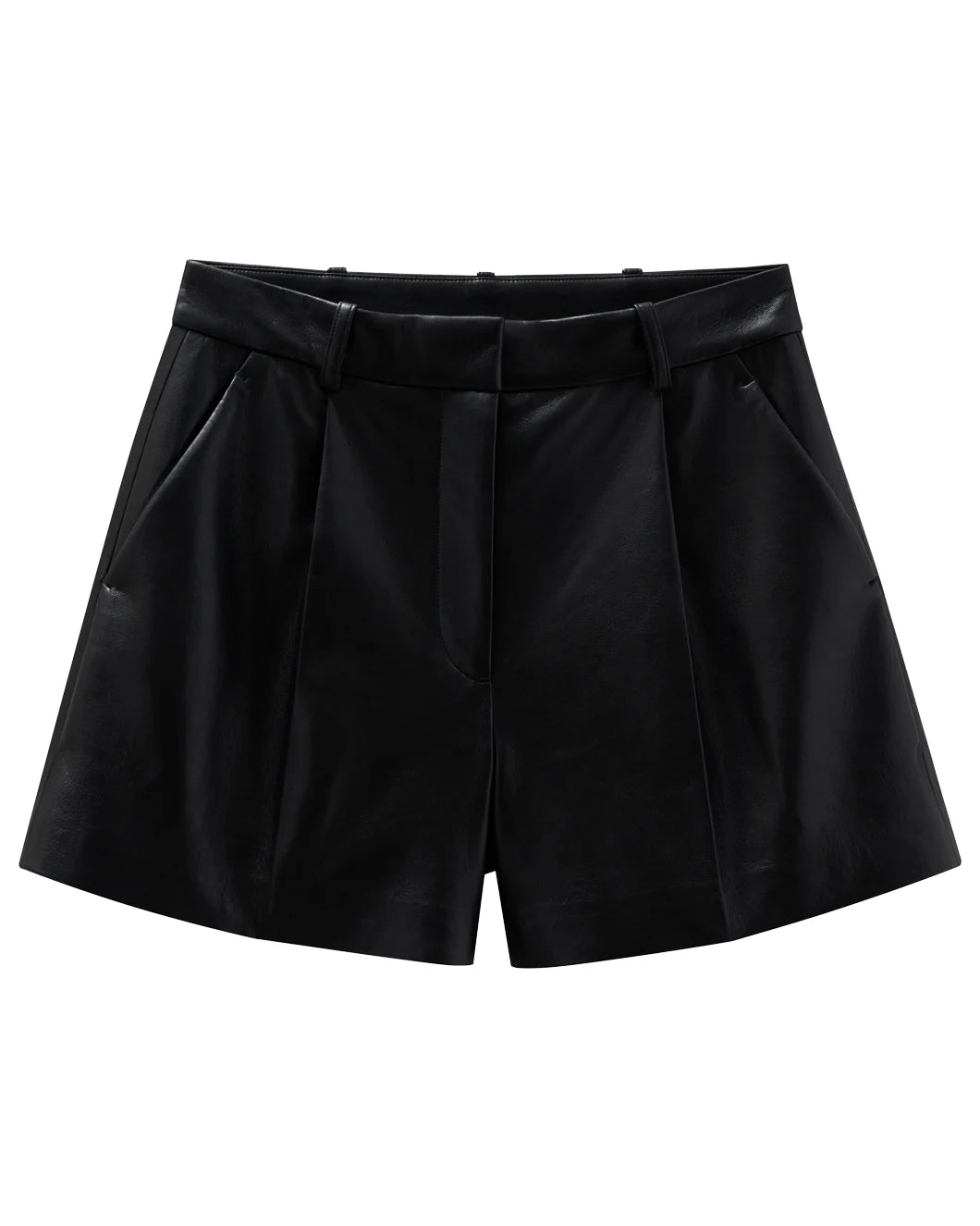 ANINE BING trent short black front isolated