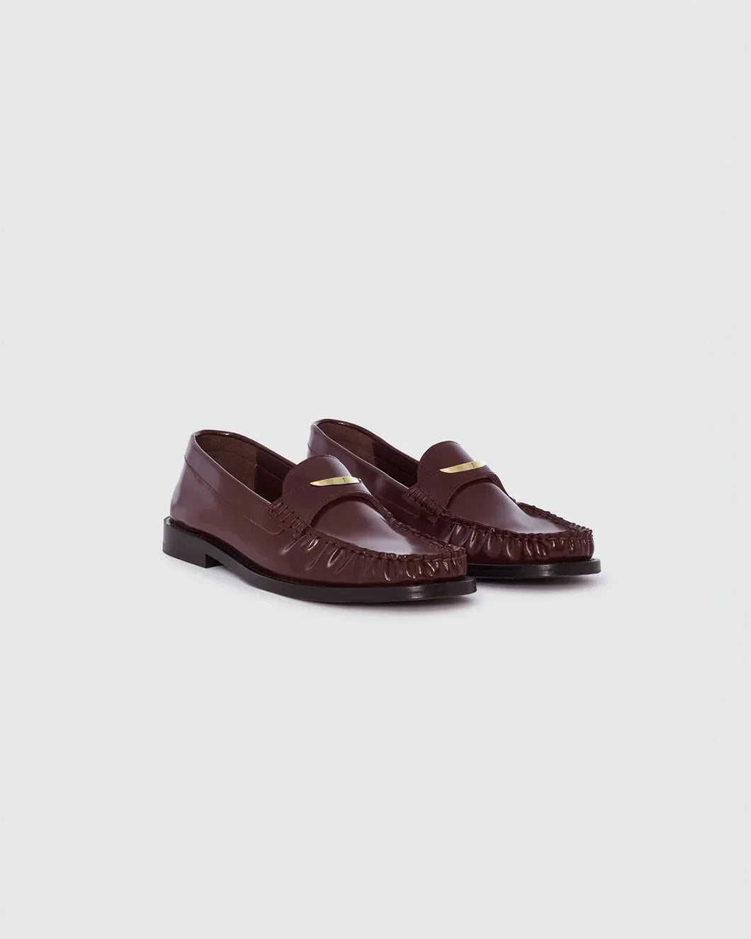 ANINE BING Amoc Loafer red side
