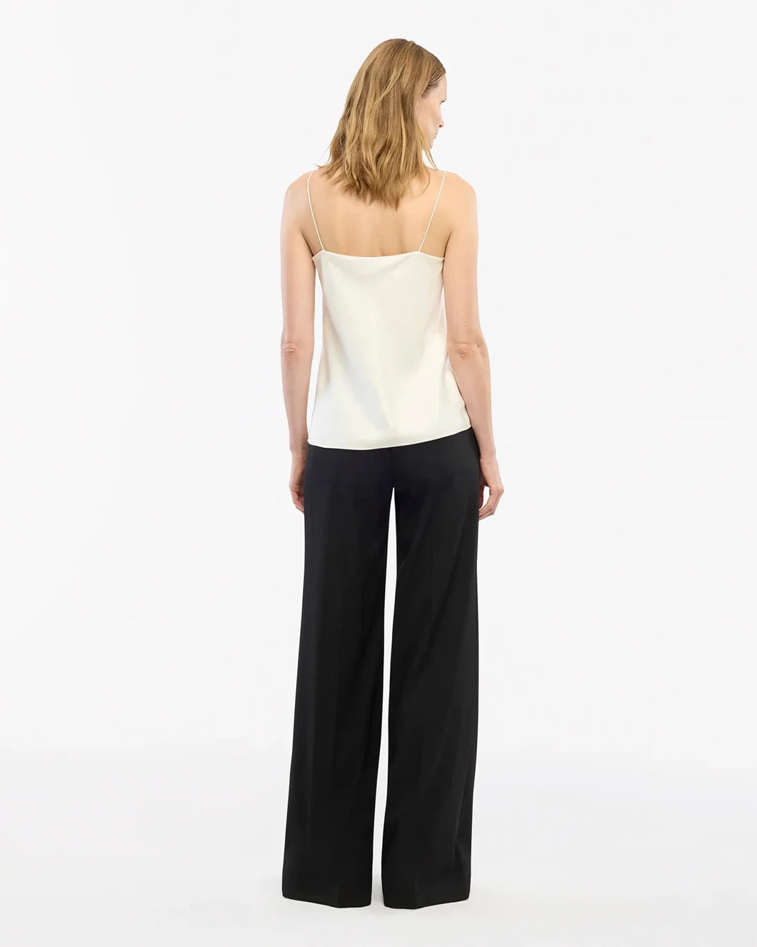 another tomorrow Silk Camisole Off White back