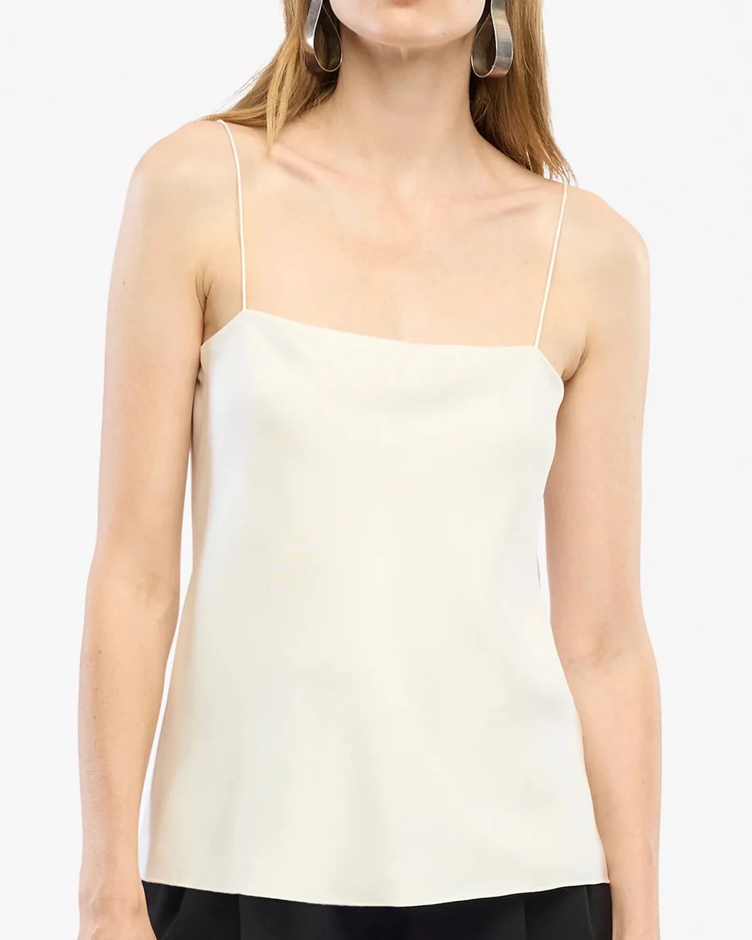 another tomorrow Silk Camisole Off White front