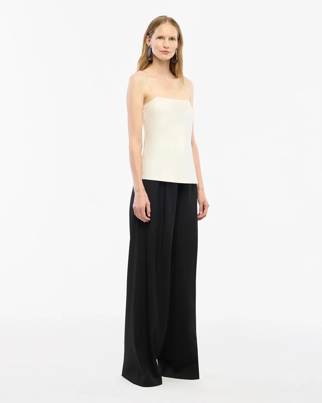 another tomorrow Silk Camisole Off White side