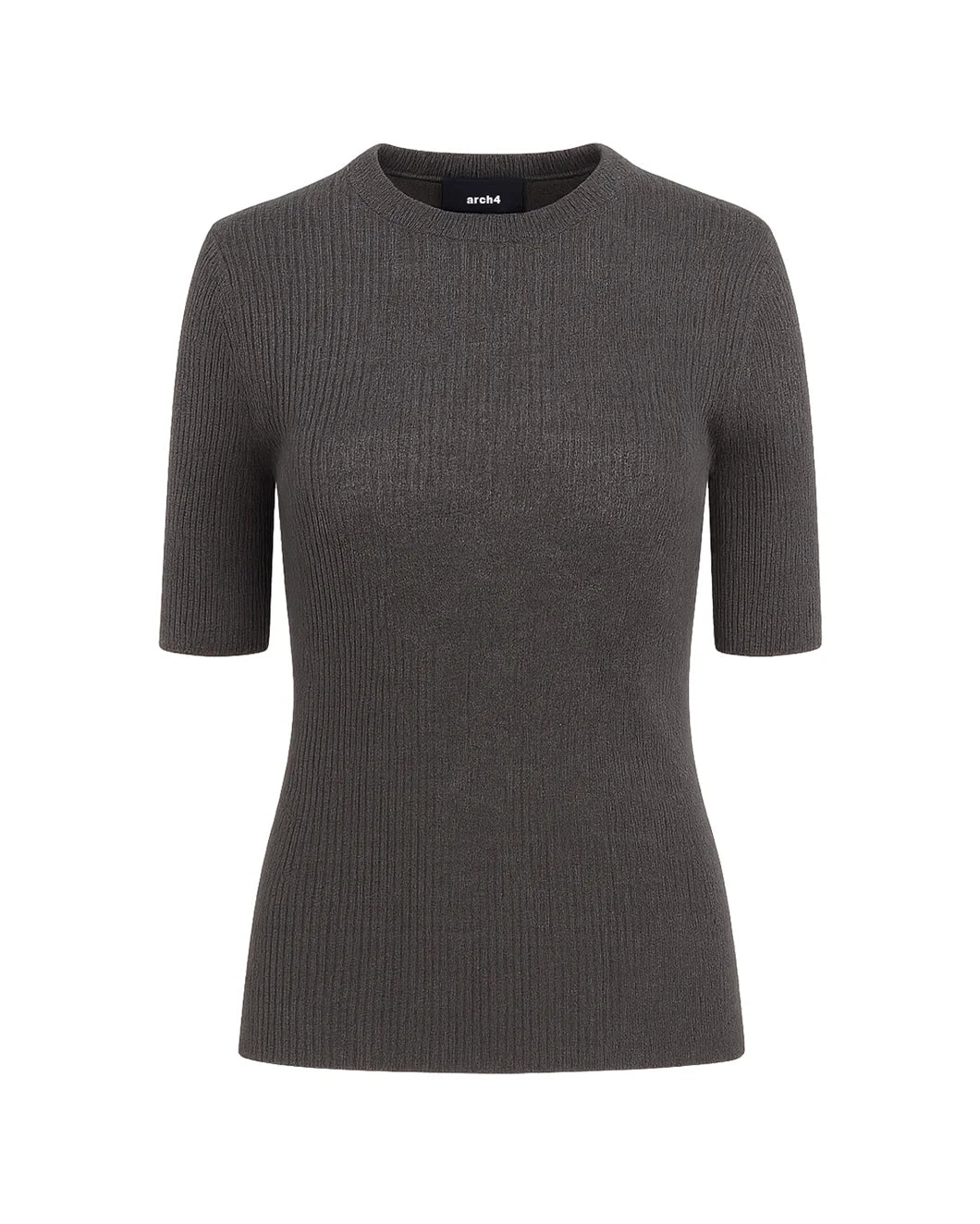 ARCH4 belsize ribbed organic cashmere sweater front isolated