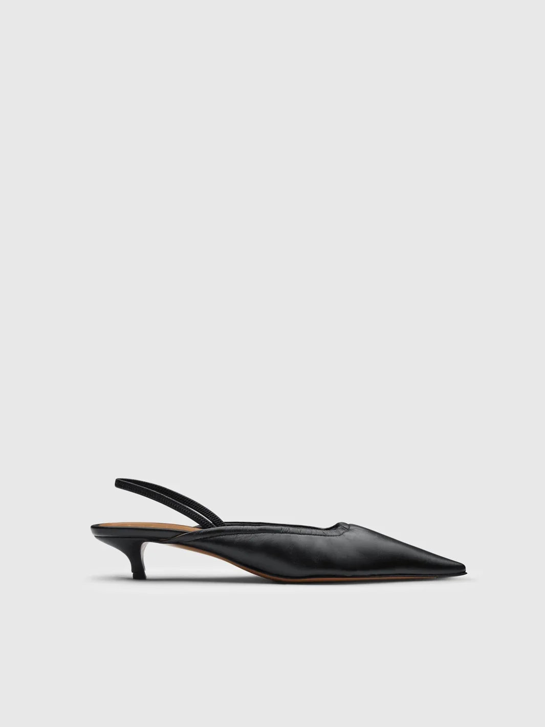 ATP Atelier Lana Black Nappa Heel | SHOWROOM