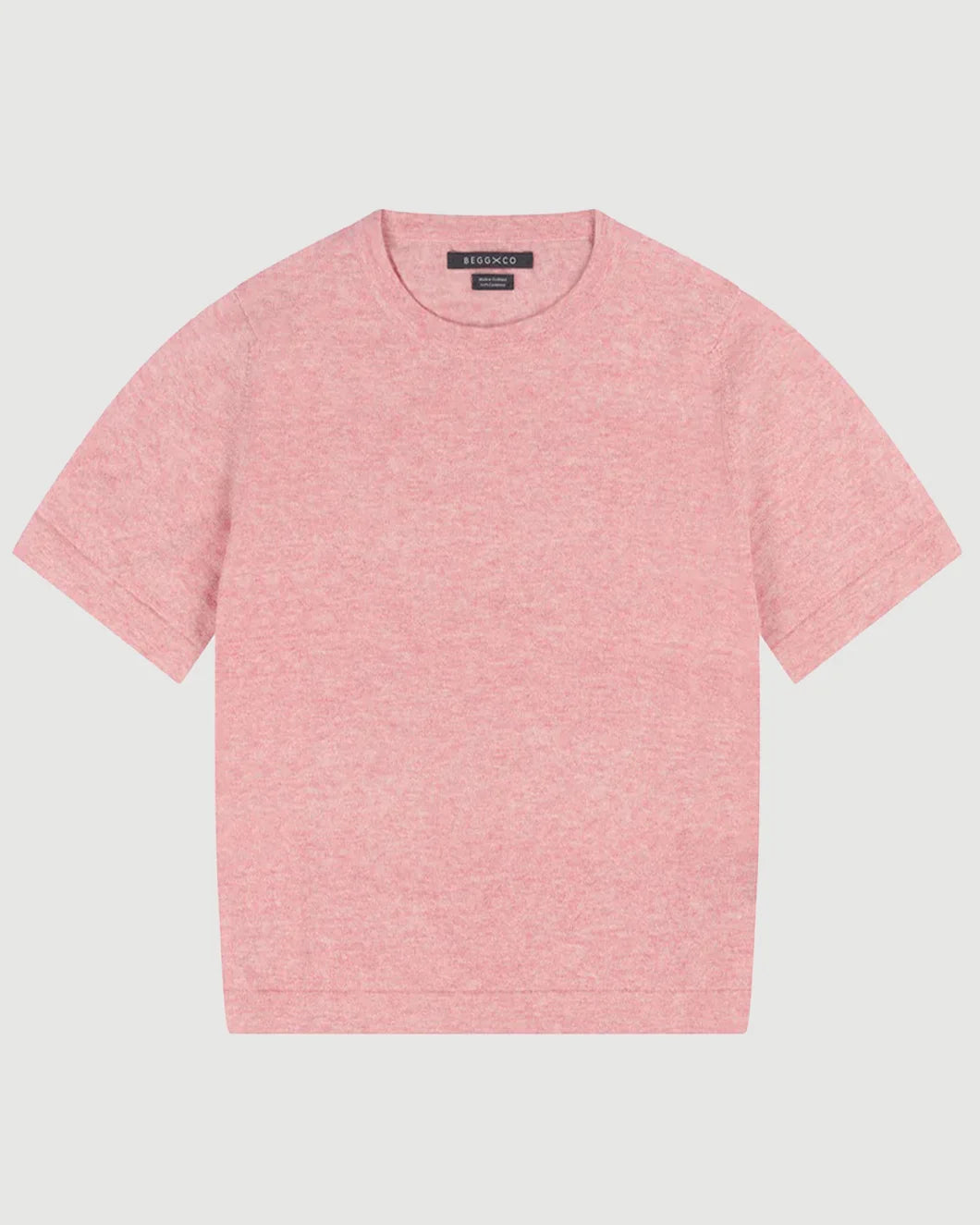 BEGG X CO Abbie Cashmere T-Shirt briar rose isolated