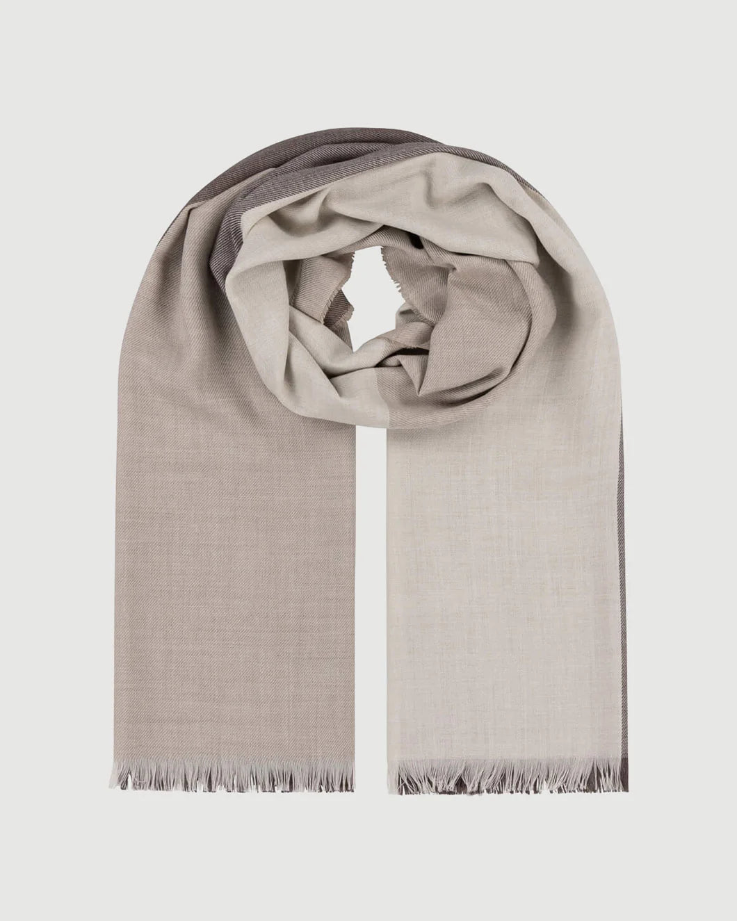 BEGG X CO Fyne Banton Scarf natural isolated