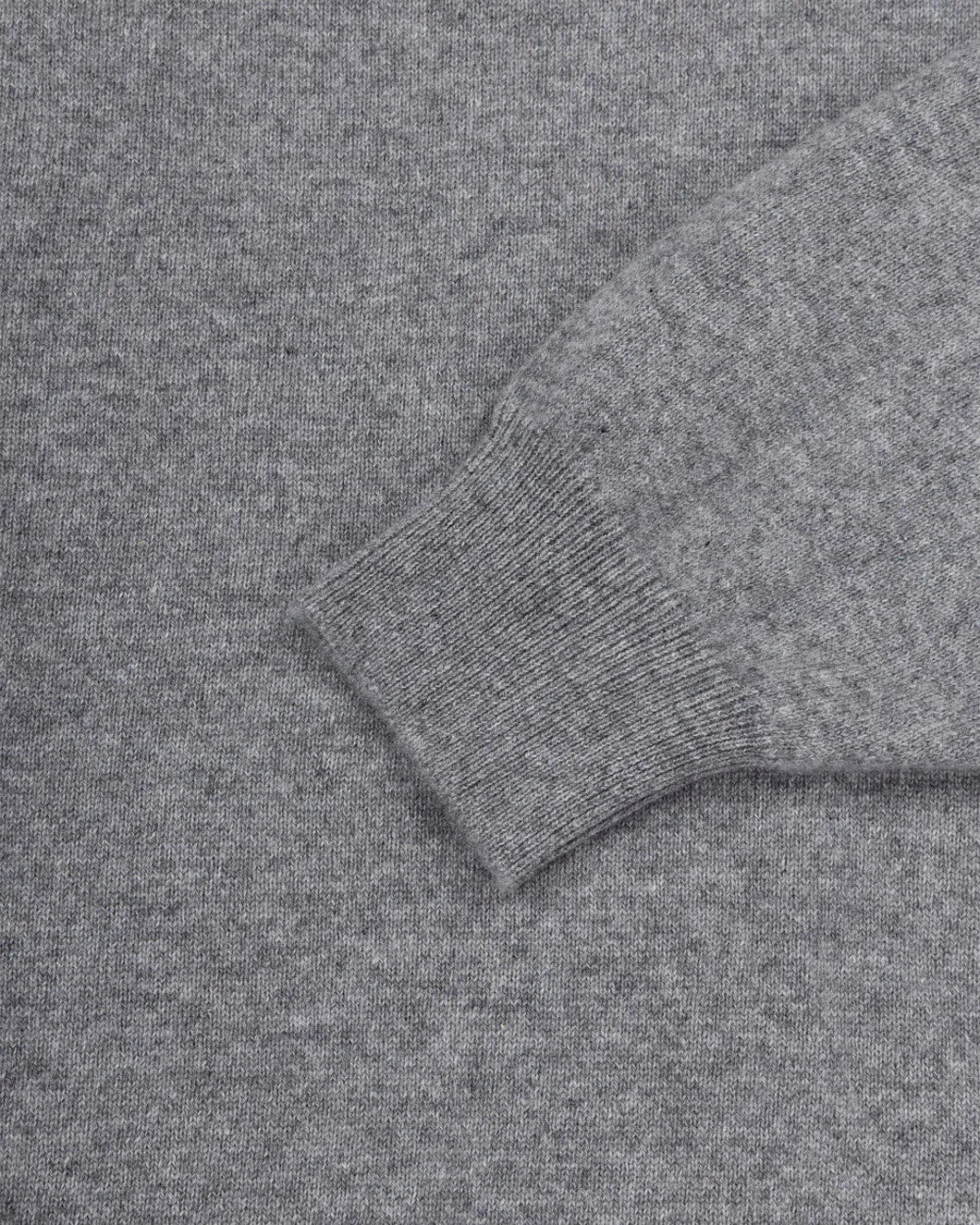 BEGG X CO Iris Crew Sweater Grey Flannelfront detail 1