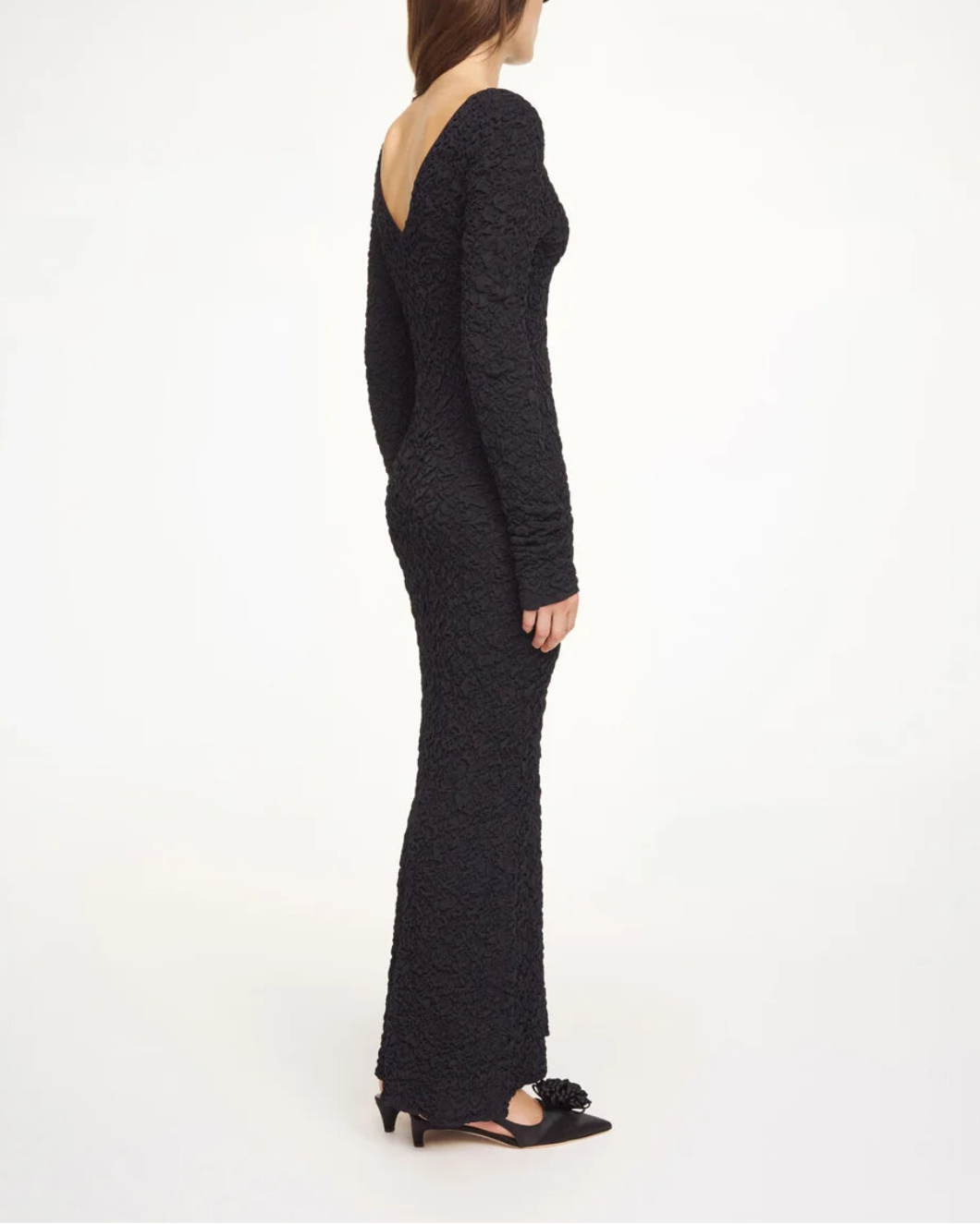 BY MALENE BIRGER venus dress black on figure side