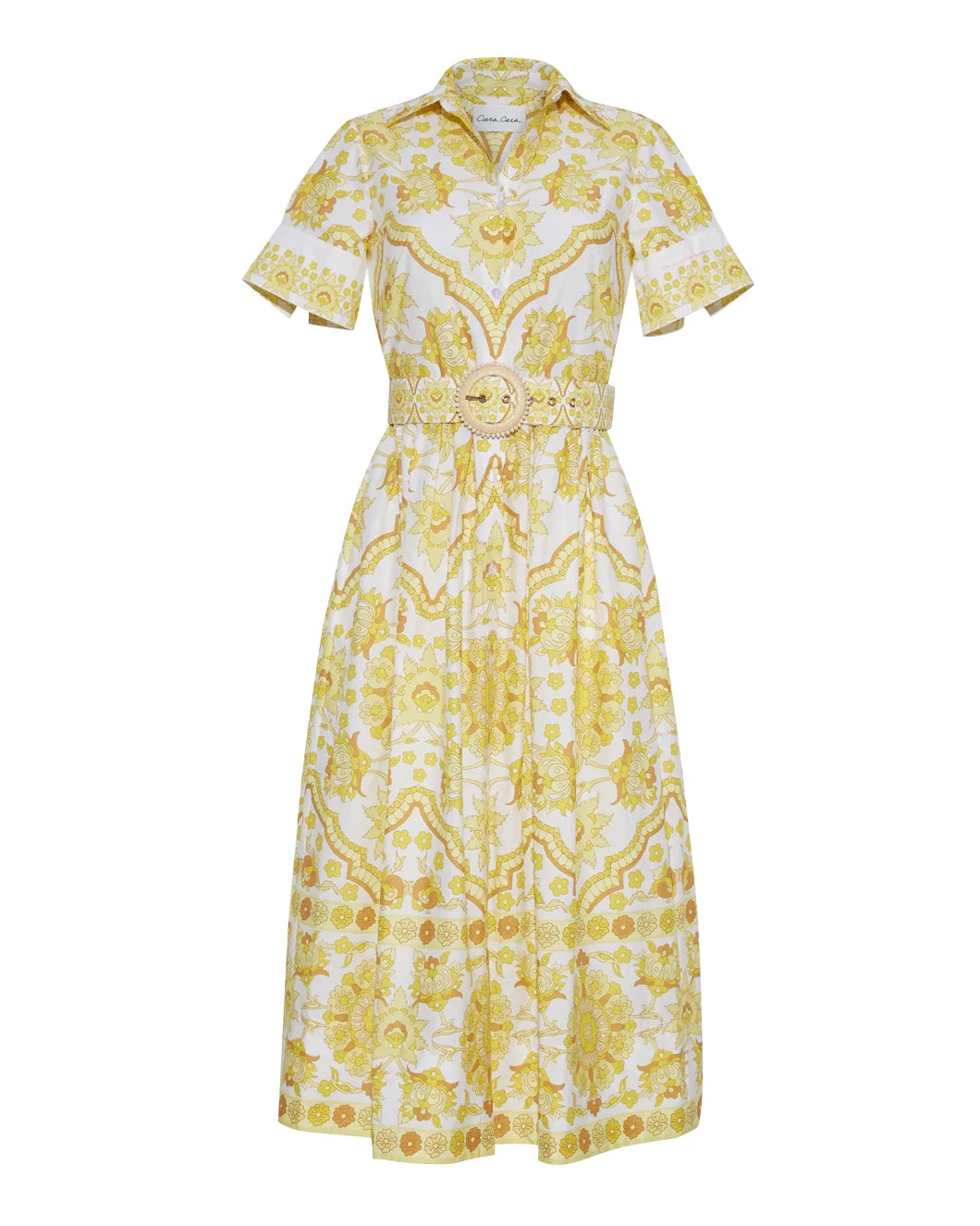 cara cara malena dress Mystic Yellow