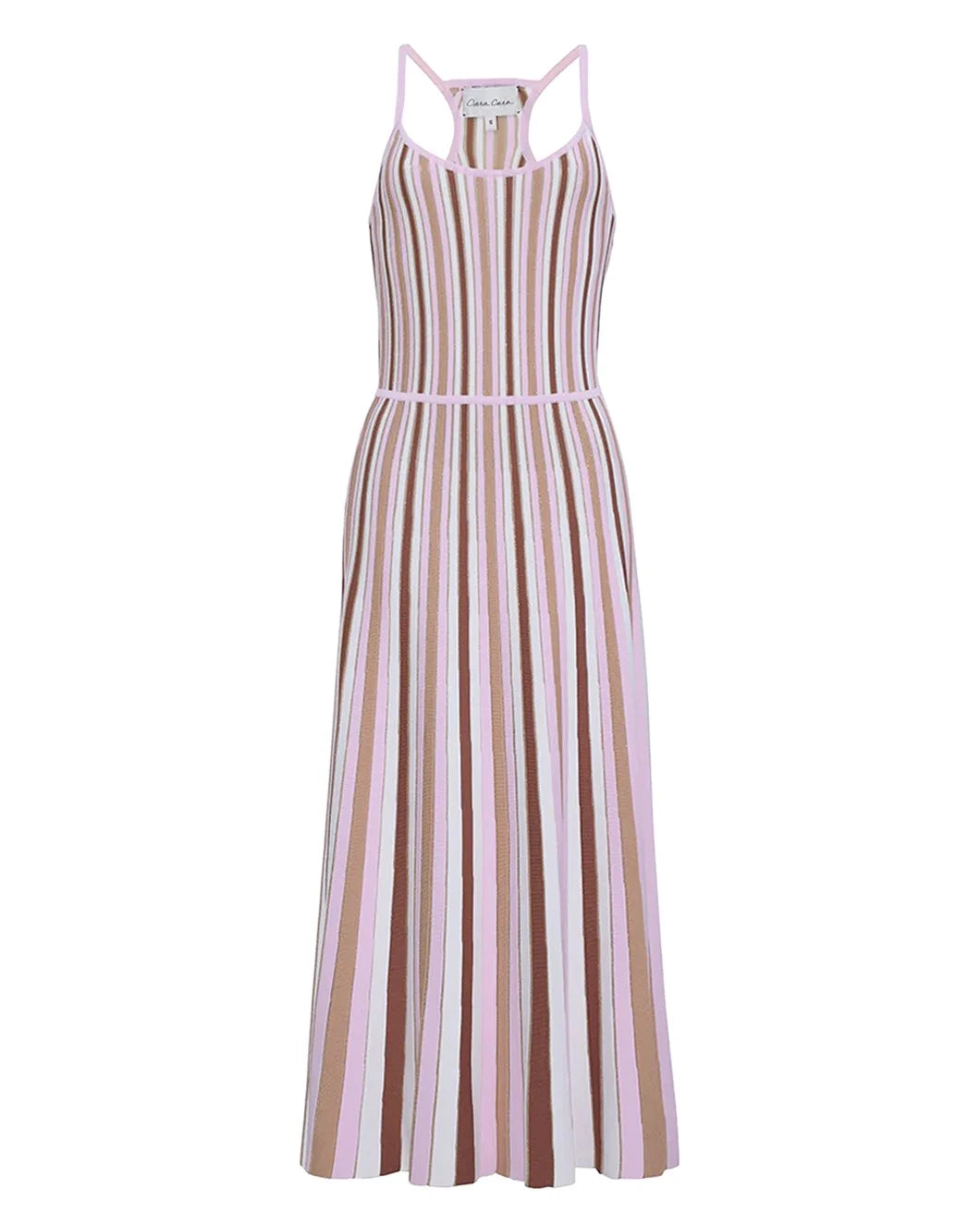 CARA CARA Margie Dress Blush Stripes isolated