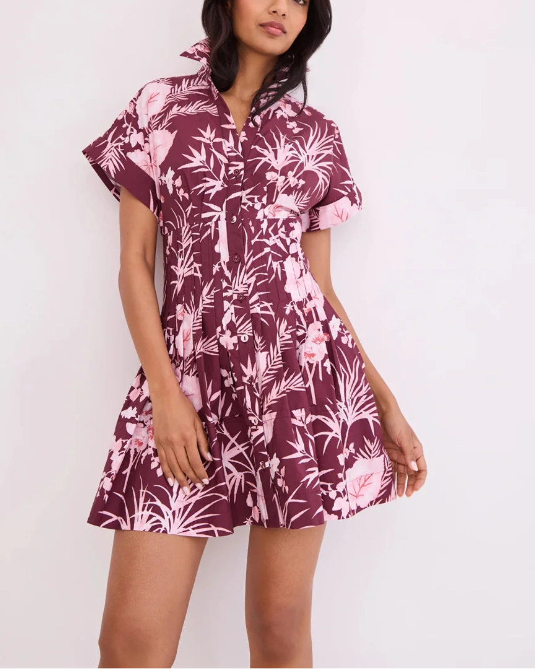 CARA CARA Nash midi dress on figure front