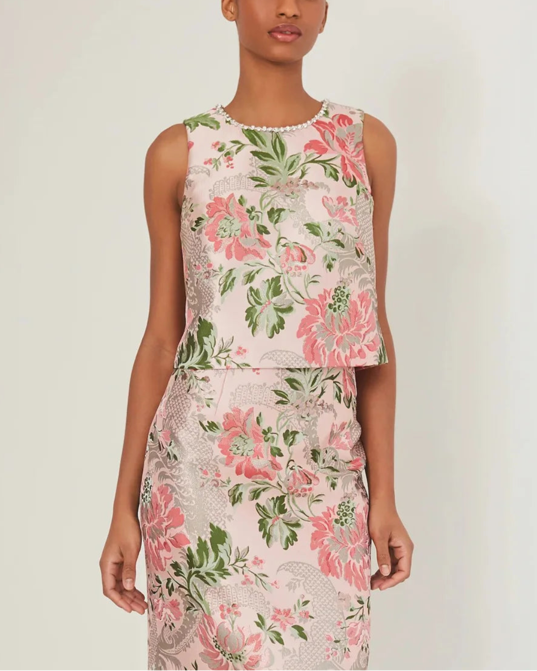 CARA CARA mackenzie top pink on figure front