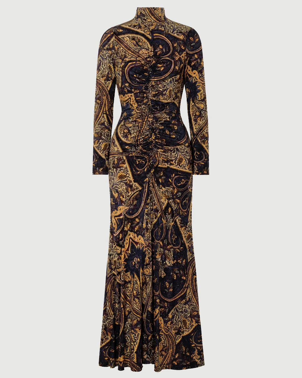 CARA CARA Ida Jersey Dress Twilight Paisley isolated