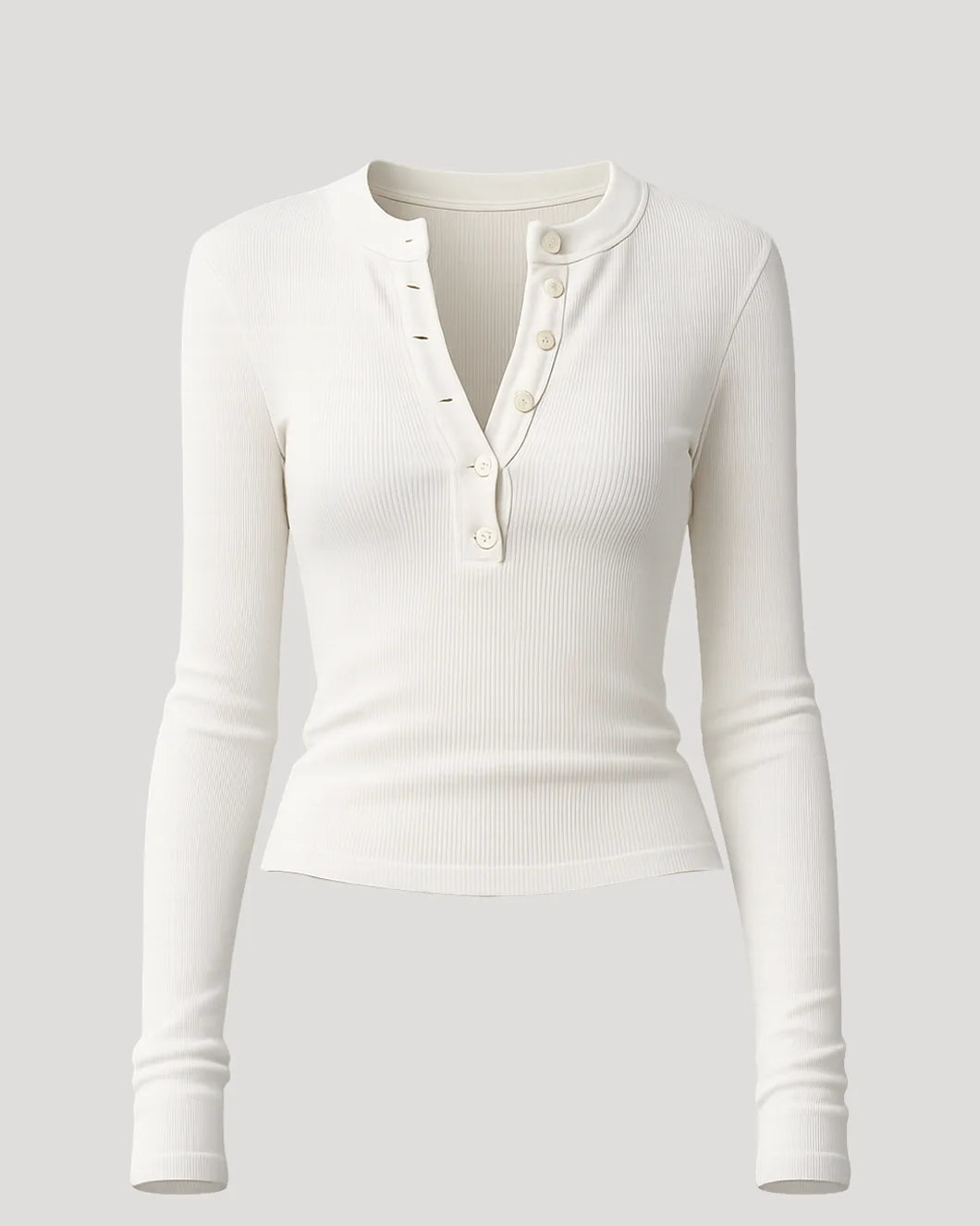 CITIZEN OF HUMANITY Varra Henley In Pashmina isolated