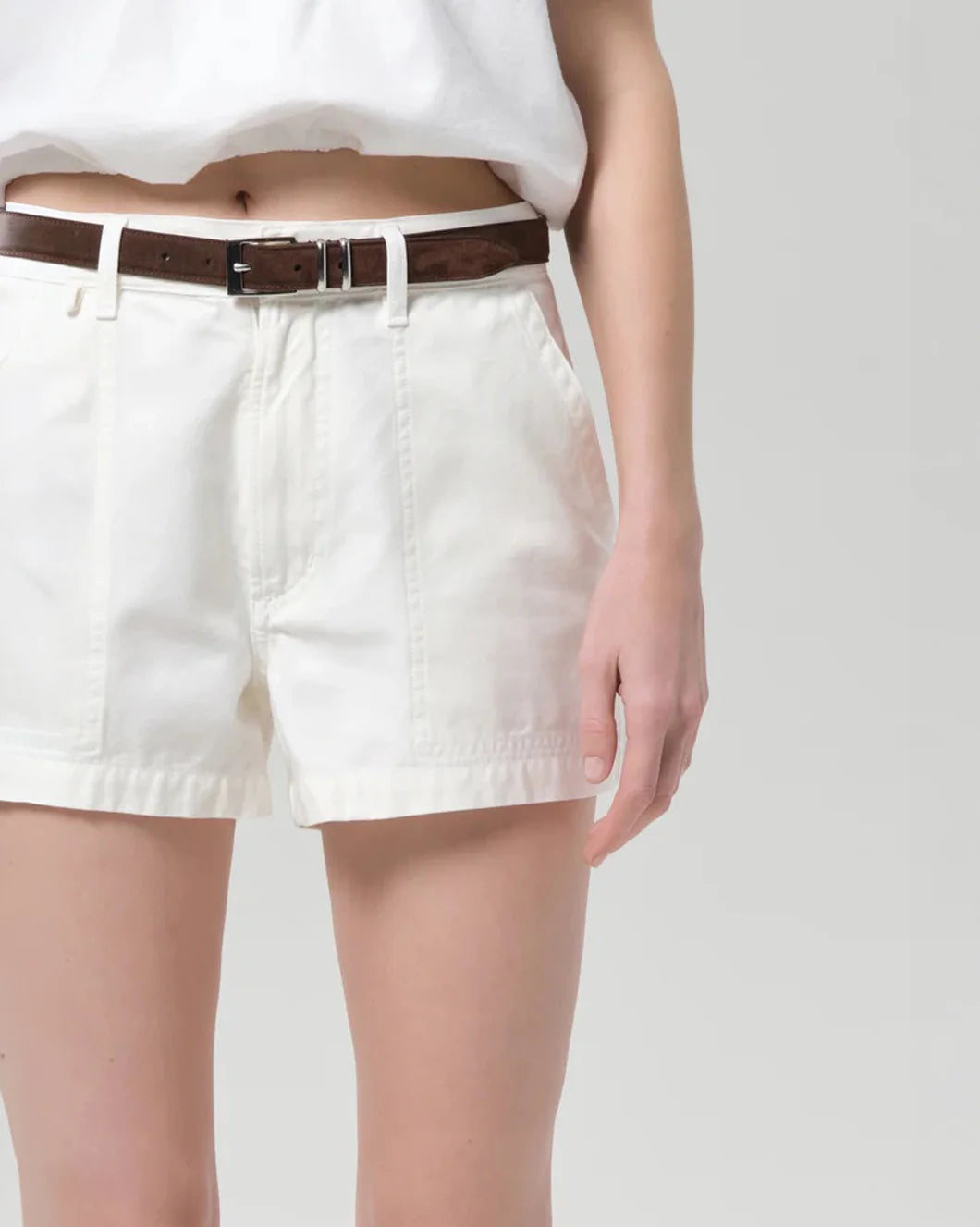 CITIZENS Marcella Short in pashmina on figure front detail