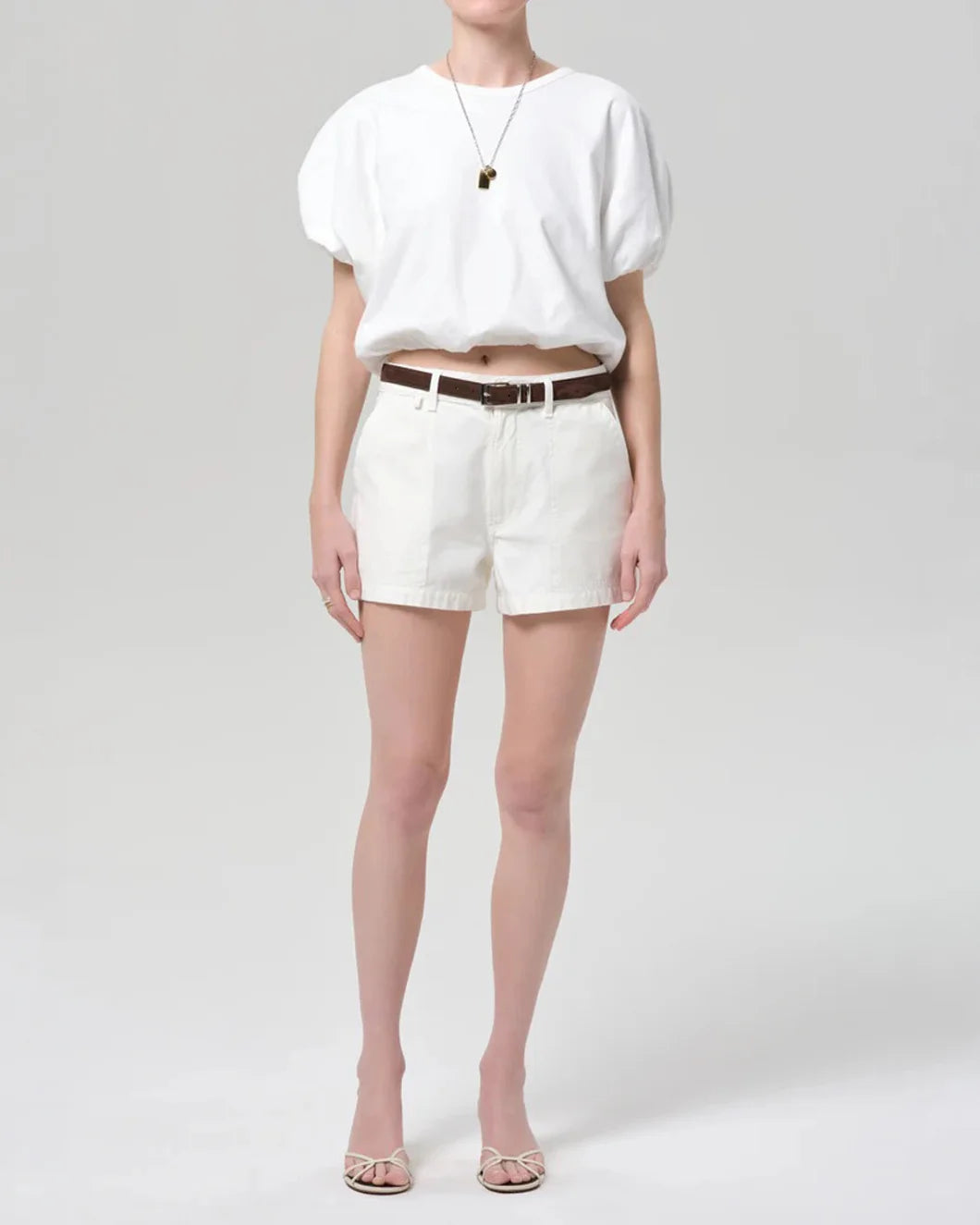CITIZENS Marcella Short in pashmina on figure front