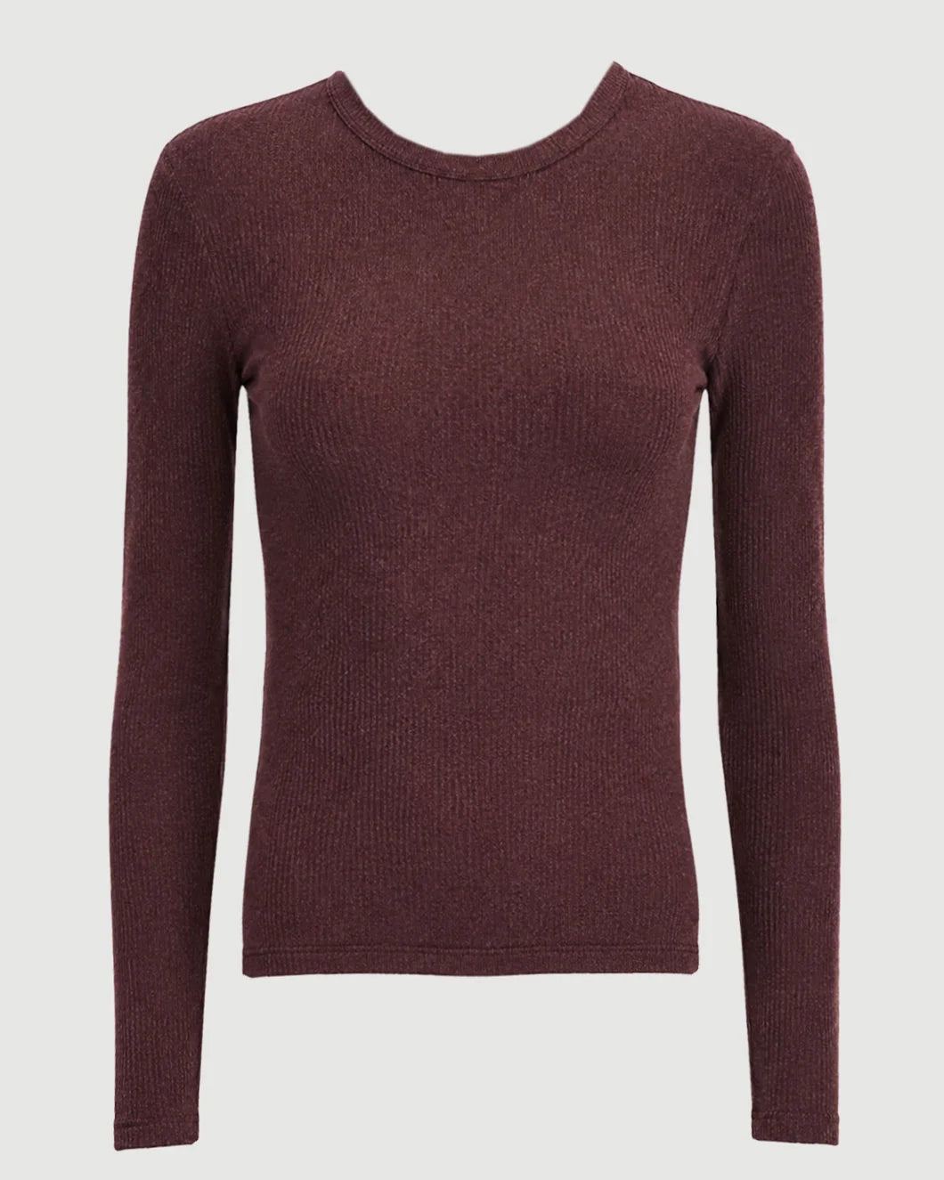 CITIZENS Bina Crewneck mahogany isolated