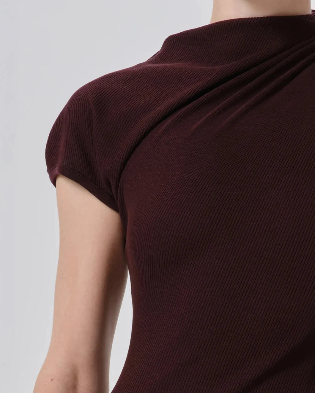 CITIZENS Kira Sculptural Dress on figure front detail