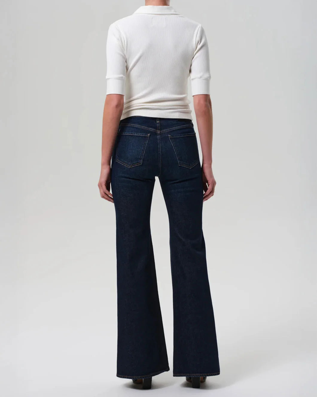 citizens of humanity kimberly 70s flare madison on figure back