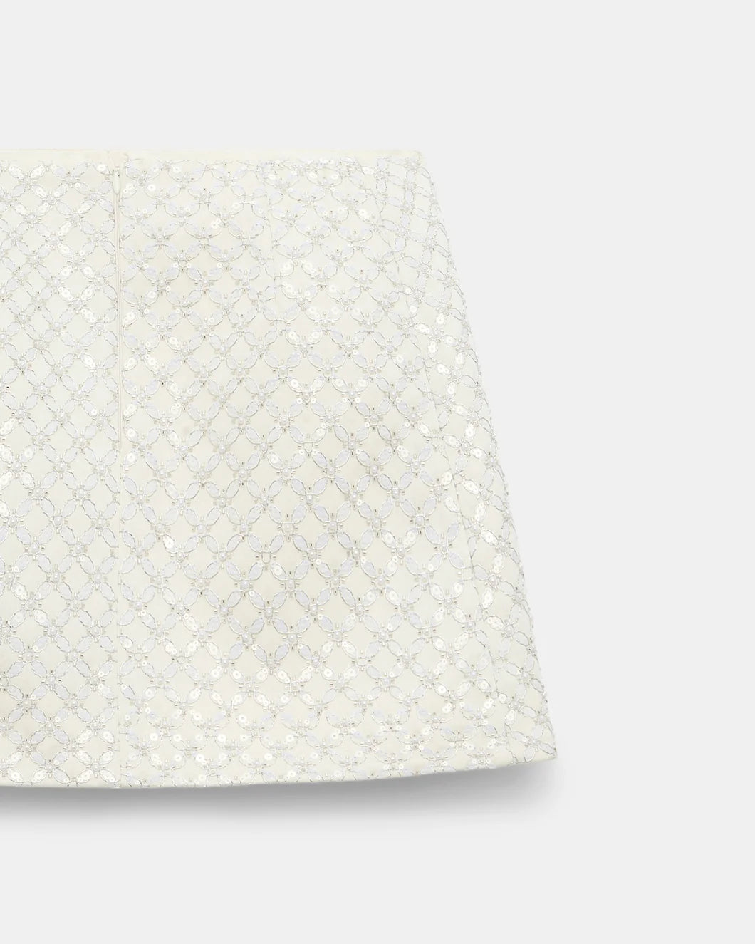 DOROTHEE SCHUMACHER sparkling statement skirt white skirt detail