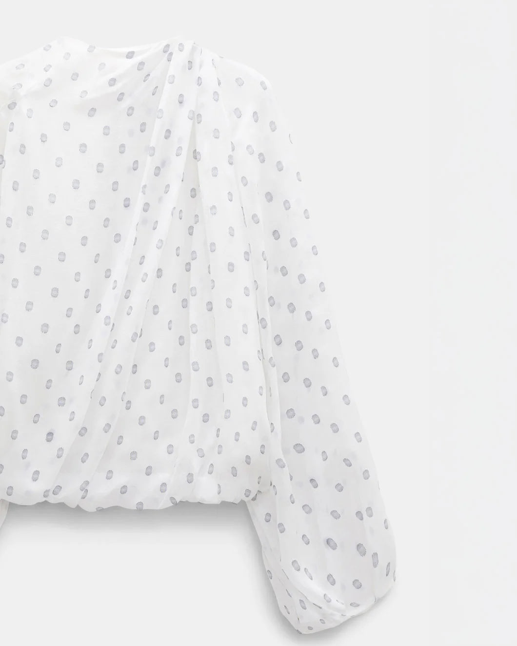 DOROTHEE SCHUMACHER Sheer Spark Blouse front detail
