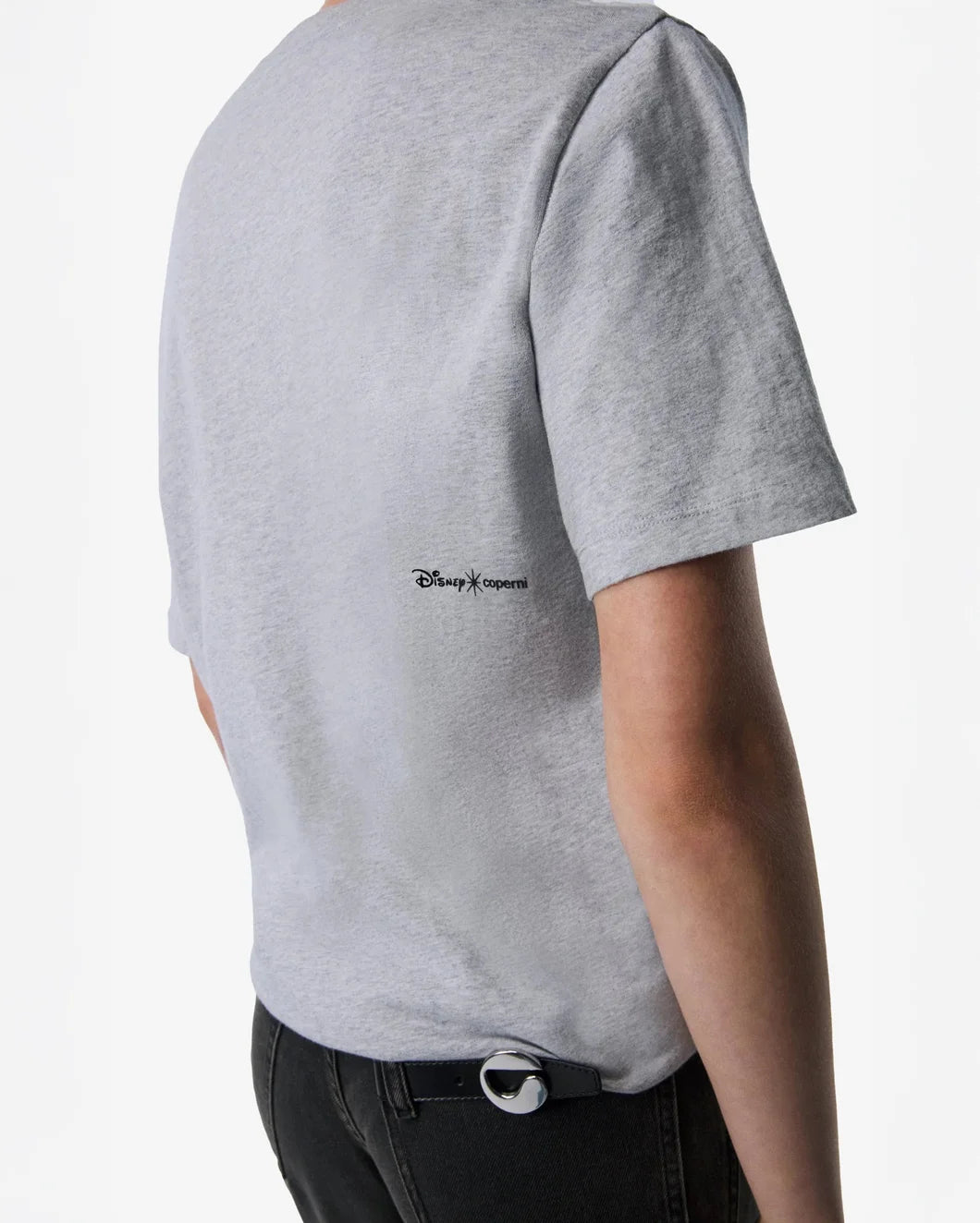 Disney X Coperni Just One Byte Boxy T-Shirt grey back detail