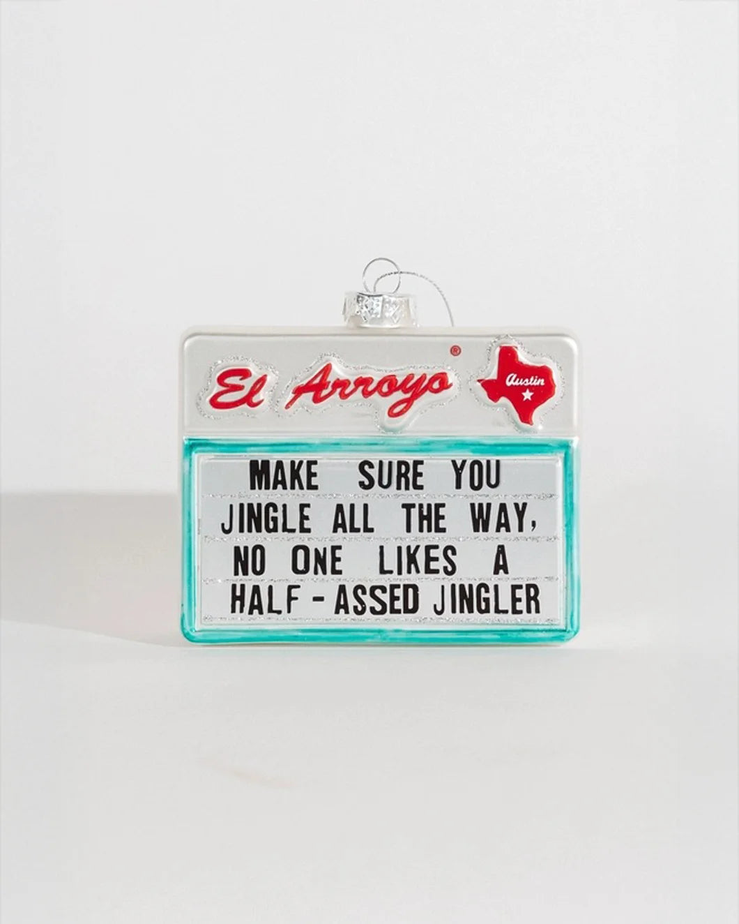 EL ARROYO Jingler ornament front isolated front