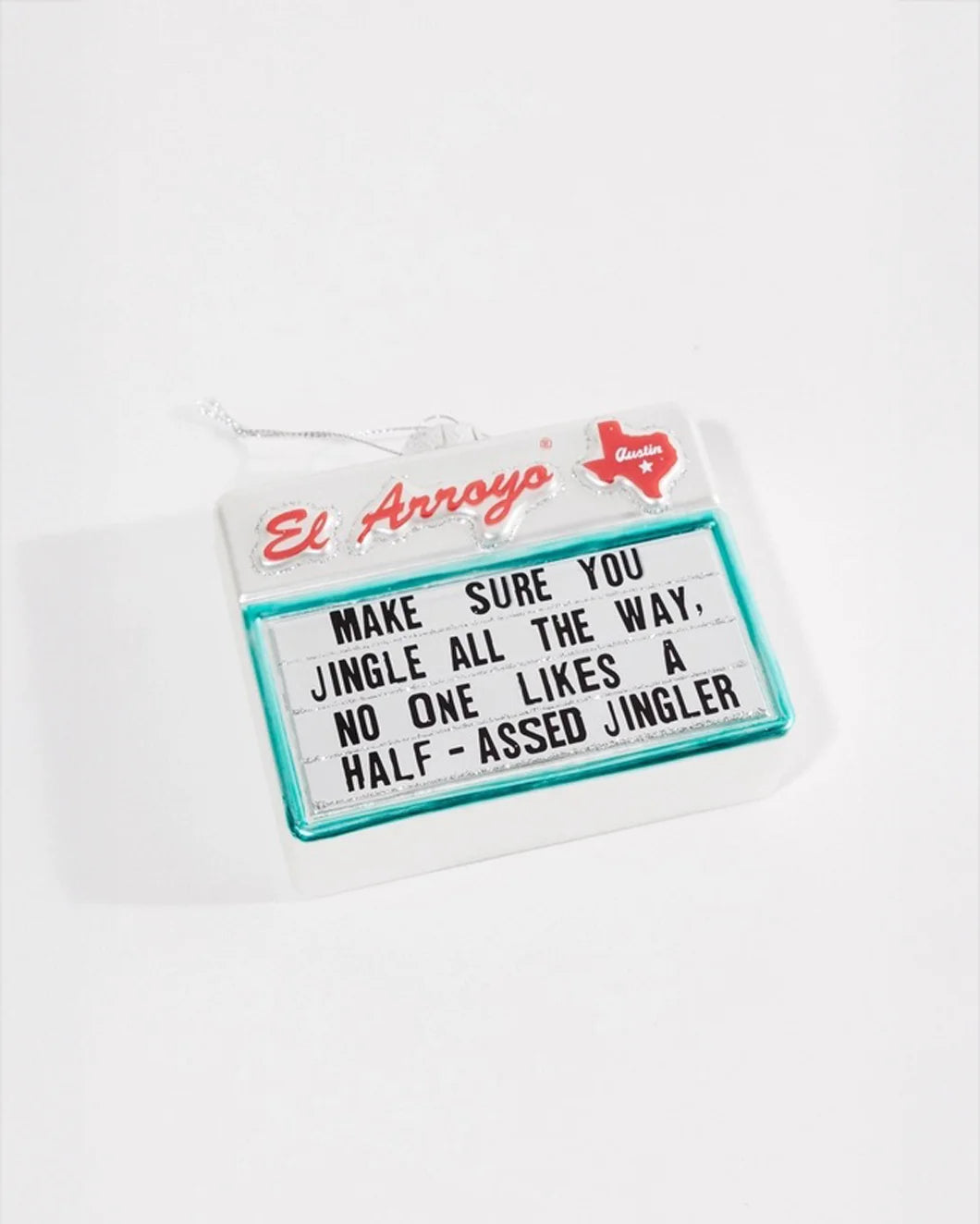 EL ARROYO Jingler ornament side