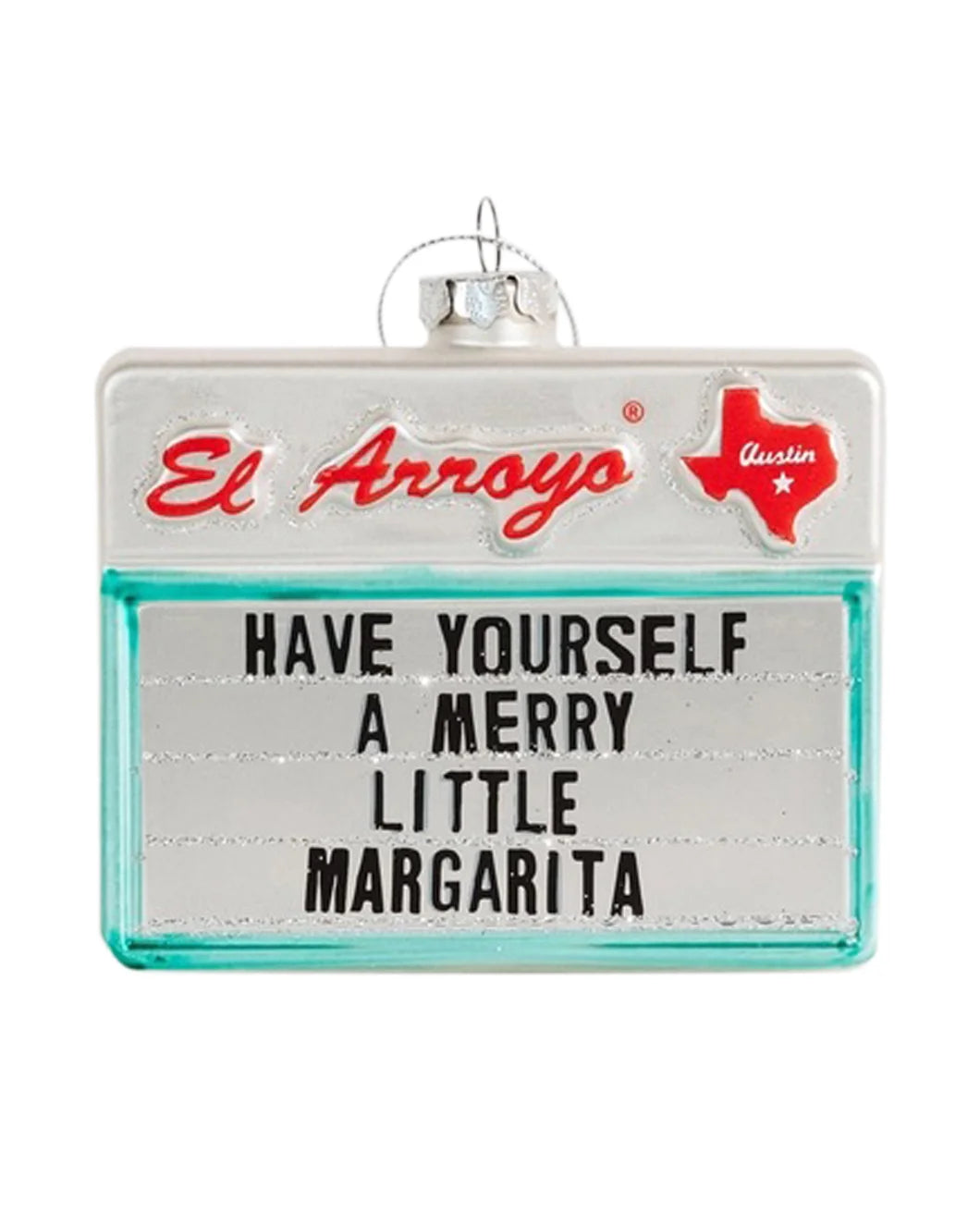 EL ARROYO Merry Margarita ornament front isolated
