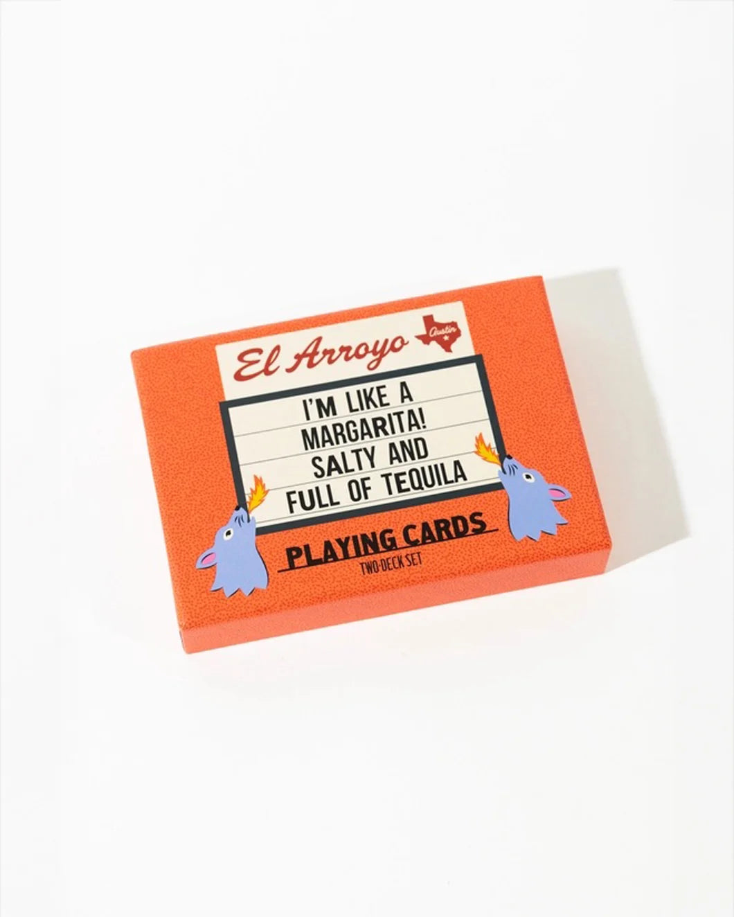 EL ARROYO two deck set happy hour playing cards front