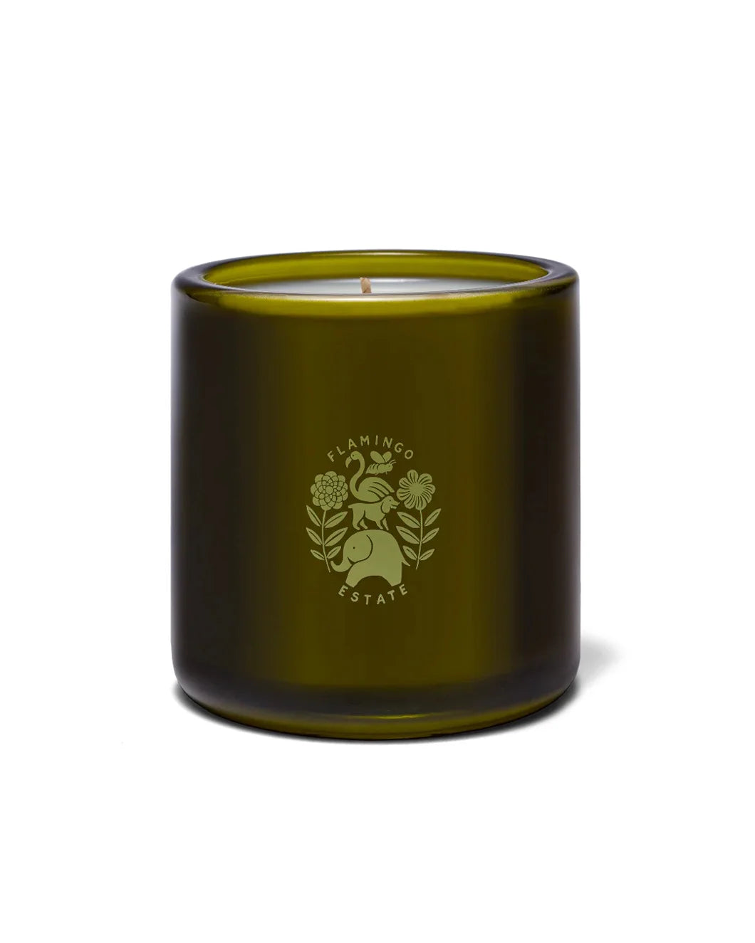 FLAMINGO ESTATE douglas fir vetiver candle back