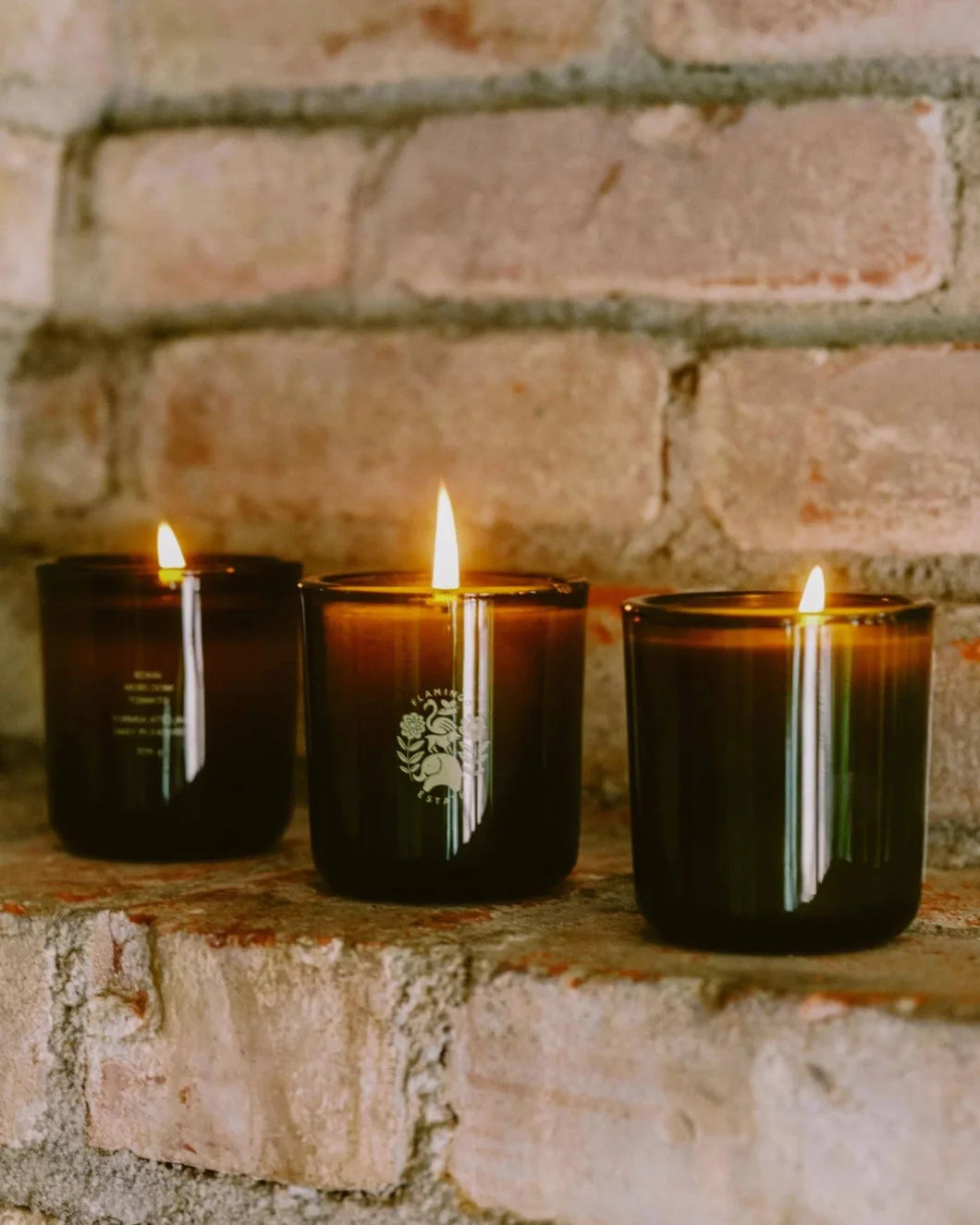FLAMINGO ESTATE Three Brothers Candle Set front 2