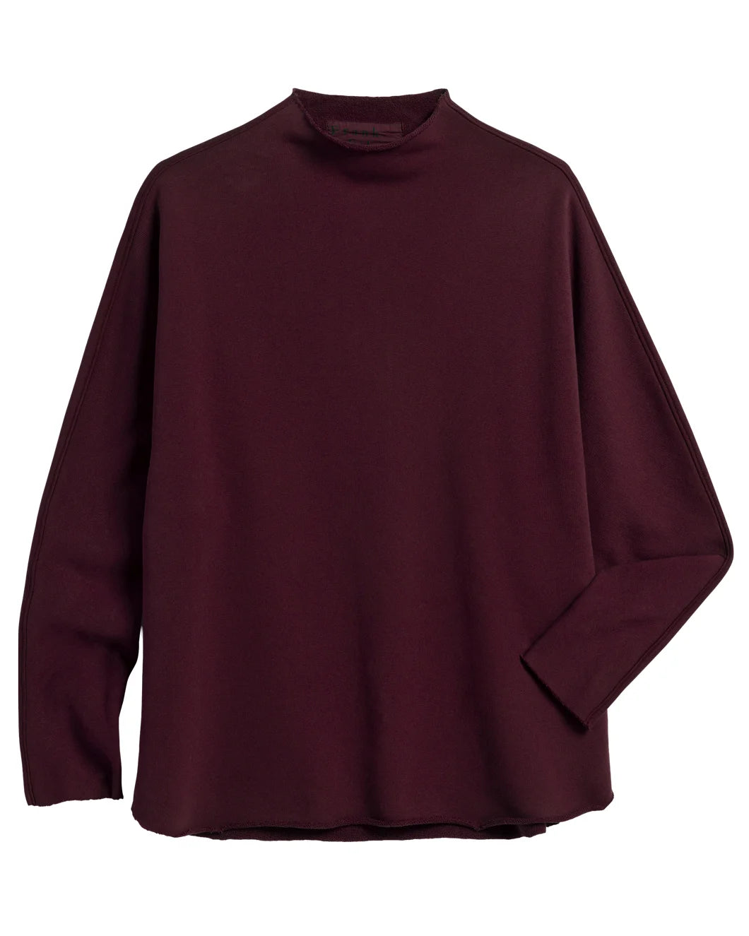 FRANK AND EILEEN effie capelet currant front isolated