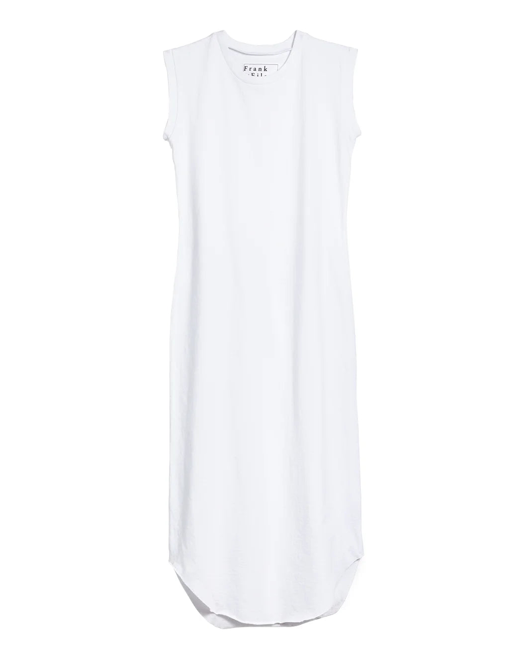 frank and eileen Cory Muscle Tee Dress white