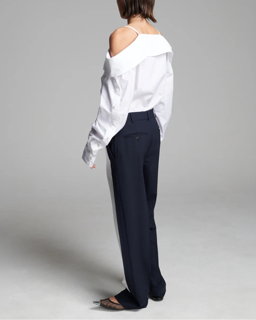FRENKEN Crag Cutted Pants navy on figure back